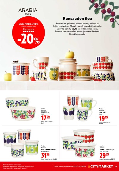 K-Citymarket tarjouslehti viikolta 34 sivu 19