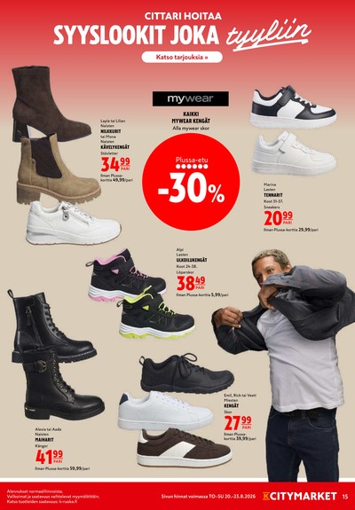 K-Citymarket tarjouslehti viikolta 34 sivu 15