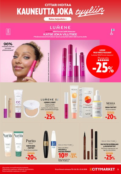 K-Citymarket tarjouslehti viikolta 34 sivu 9
