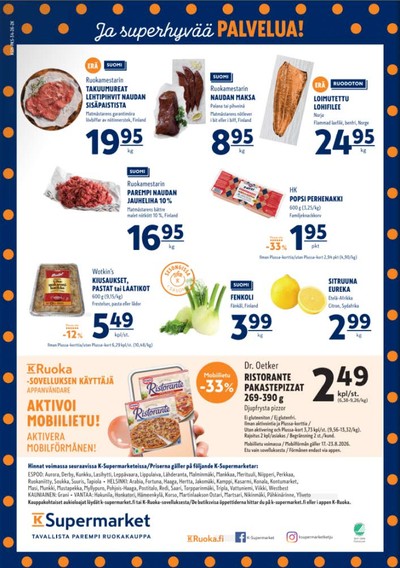 K-Supermarket tarjouslehti viikolta 34 sivu 4