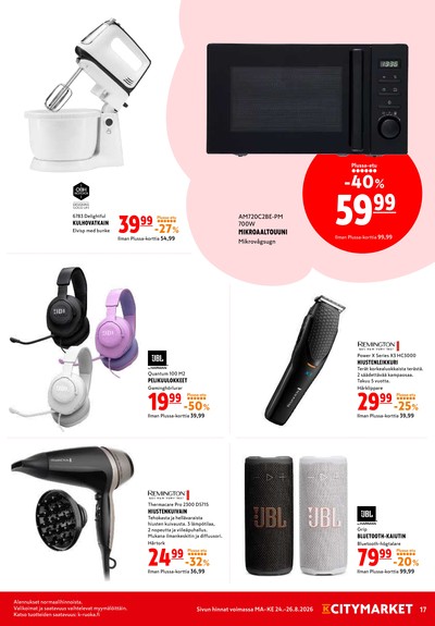 K-Citymarket tarjouslehti viikolta 35 sivu 17