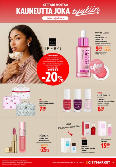 K-Citymarket tarjouslehti viikolta 35 sivu 9