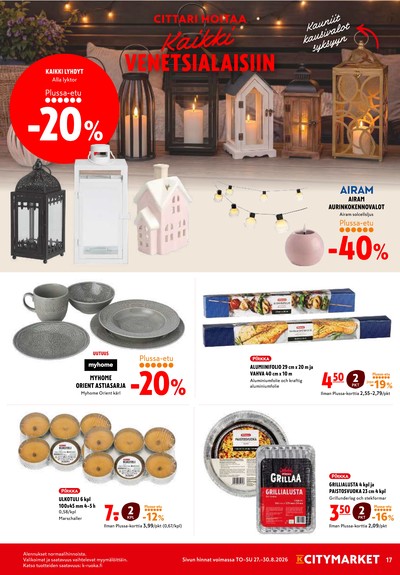 K-Citymarket tarjouslehti viikolta 35 sivu 17