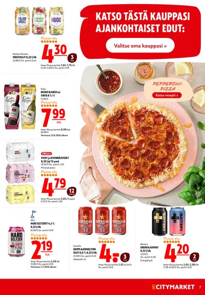 K-Citymarket tarjouslehti viikolta 35 sivu 7