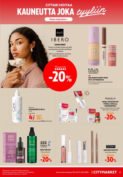 K-Citymarket tarjouslehti viikolta 35 sivu 9