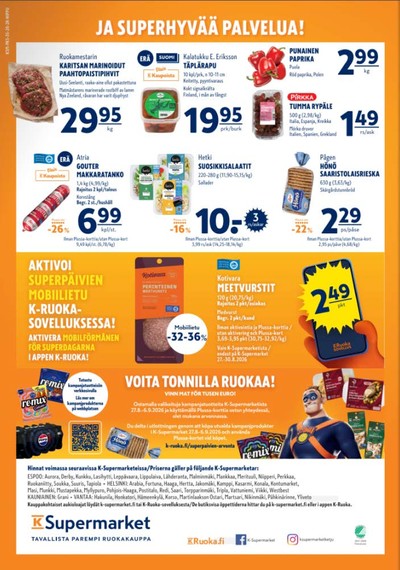 K-Supermarket tarjouslehti viikolta 35 sivu 4