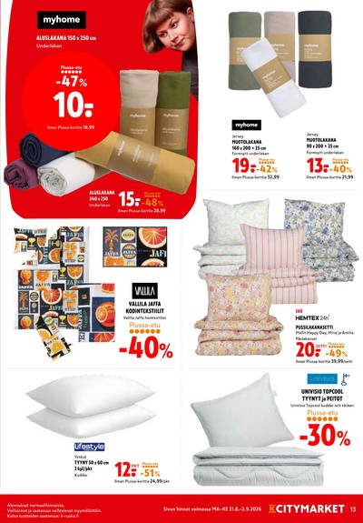 K-Citymarket tarjouslehti viikolta 36 sivu 13
