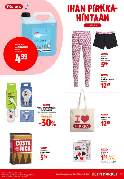 K-Citymarket tarjouslehti viikolta 36 sivu 17