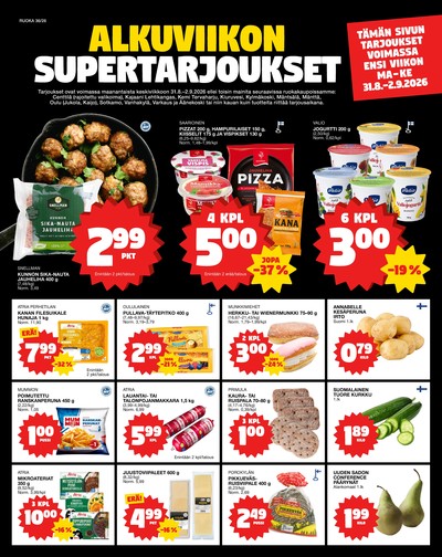 Tokmanni tarjouslehti viikolta 36 sivu 1