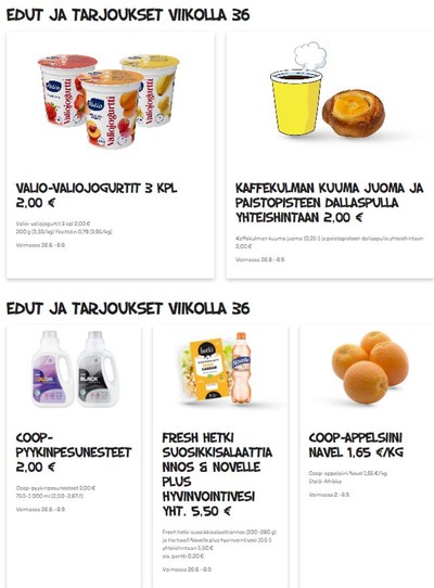Alepa tarjouslehti. Voimassa: 02/09/26 - 08/09/26