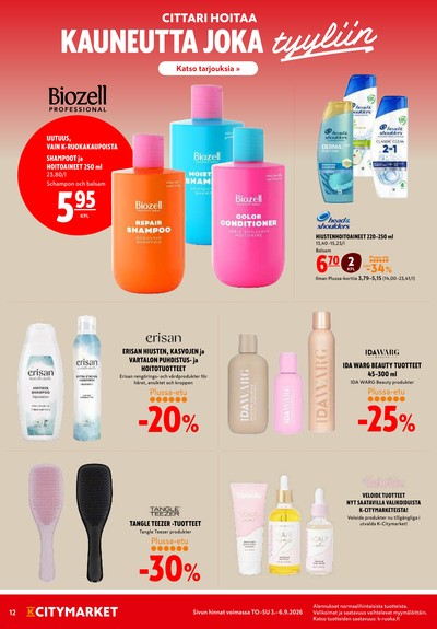 K-Citymarket tarjouslehti viikolta 36 sivu 12