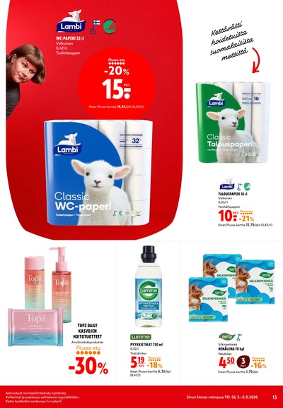 K-Citymarket tarjouslehti viikolta 36 sivu 13