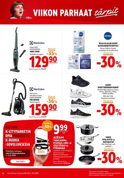 K-Citymarket tarjouslehti viikolta 37 sivu 8