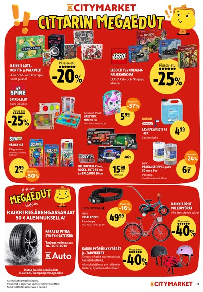 K-Citymarket tarjouslehti viikolta 38 sivu 11