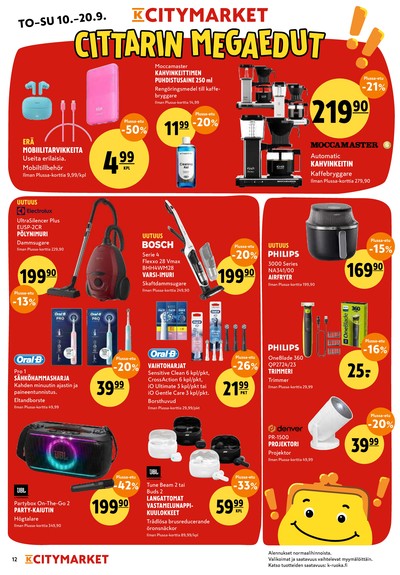 K-Citymarket tarjouslehti viikolta 38 sivu 12