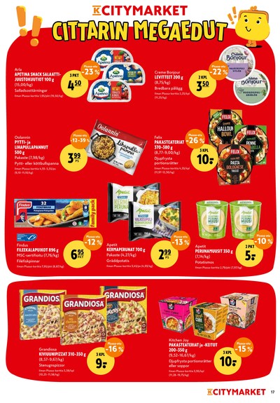 K-Citymarket tarjouslehti viikolta 38 sivu 17