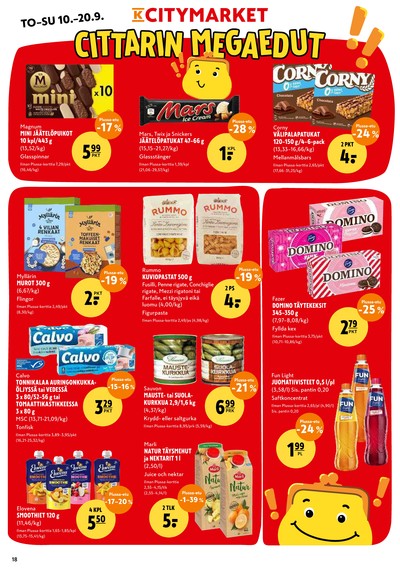 K-Citymarket tarjouslehti viikolta 38 sivu 18