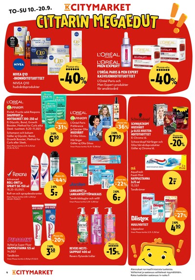 K-Citymarket tarjouslehti viikolta 38 sivu 4