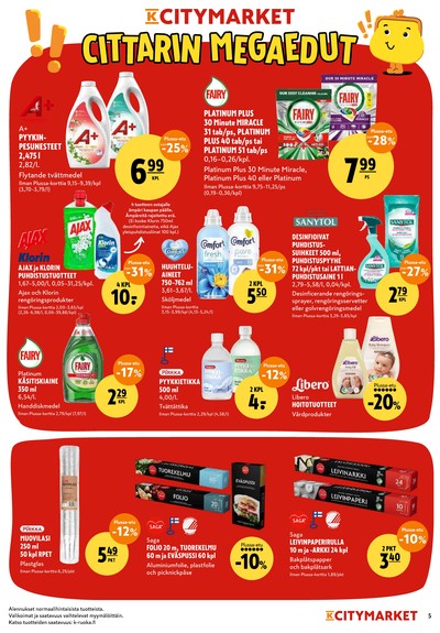 K-Citymarket tarjouslehti viikolta 38 sivu 5