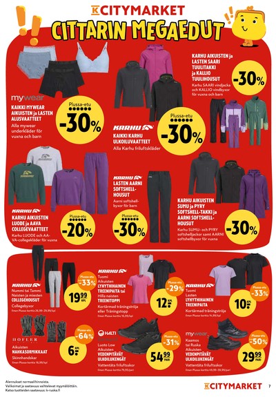 K-Citymarket tarjouslehti viikolta 38 sivu 7