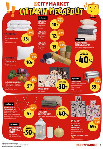 K-Citymarket tarjouslehti viikolta 38 sivu 9