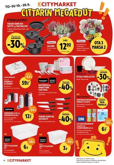 K-Citymarket tarjouslehti viikolta 38 sivu 10