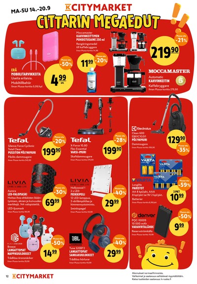K-Citymarket tarjouslehti viikolta 38 sivu 12