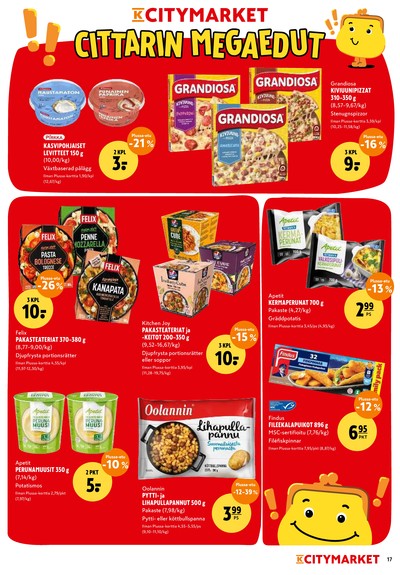 K-Citymarket tarjouslehti viikolta 38 sivu 17