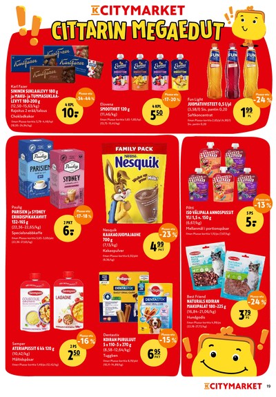 K-Citymarket tarjouslehti viikolta 38 sivu 19