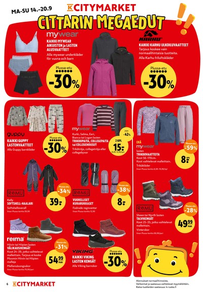 K-Citymarket tarjouslehti viikolta 38 sivu 6