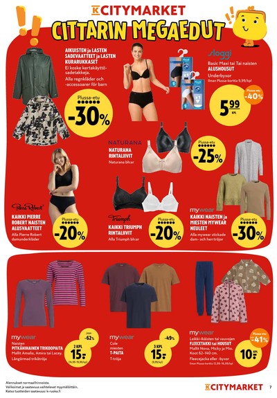 K-Citymarket tarjouslehti viikolta 38 sivu 7
