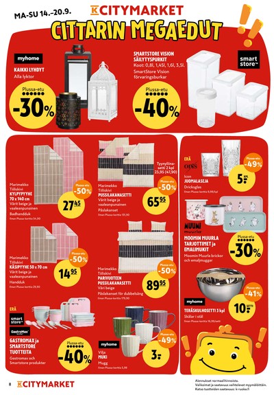 K-Citymarket tarjouslehti viikolta 38 sivu 8