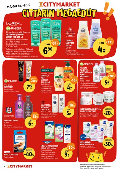 K-Citymarket tarjouslehti viikolta 38 sivu 4