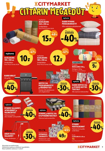K-Citymarket tarjouslehti viikolta 38 sivu 9