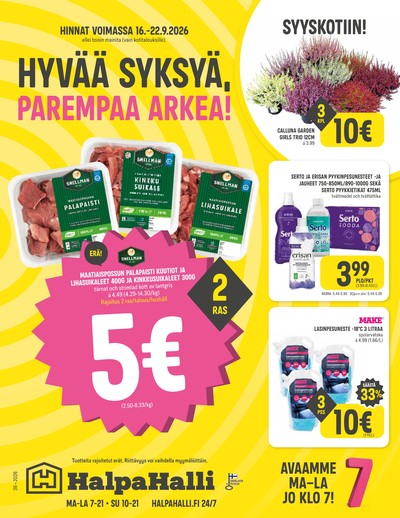 Halpa Halli tarjouslehti viikolta 38 sivu 1