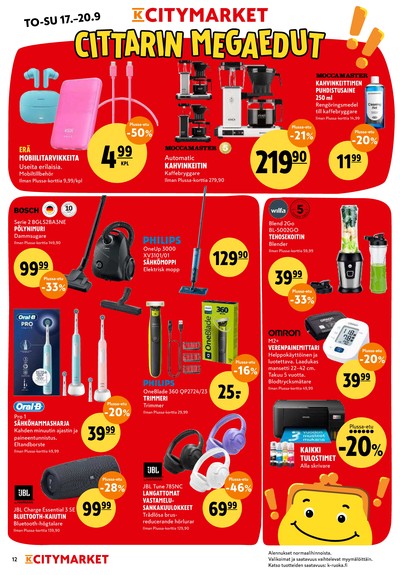 K-Citymarket tarjouslehti viikolta 38 sivu 12