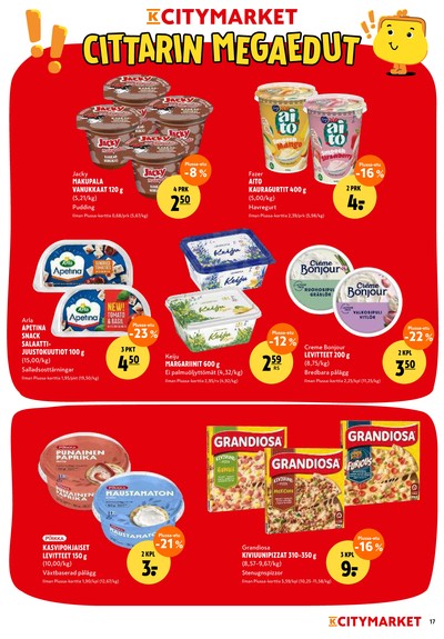 K-Citymarket tarjouslehti viikolta 38 sivu 17