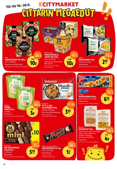 K-Citymarket tarjouslehti viikolta 38 sivu 18