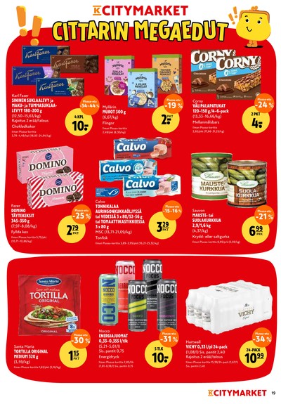 K-Citymarket tarjouslehti viikolta 38 sivu 19