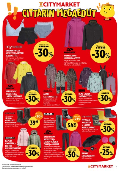 K-Citymarket tarjouslehti viikolta 38 sivu 7