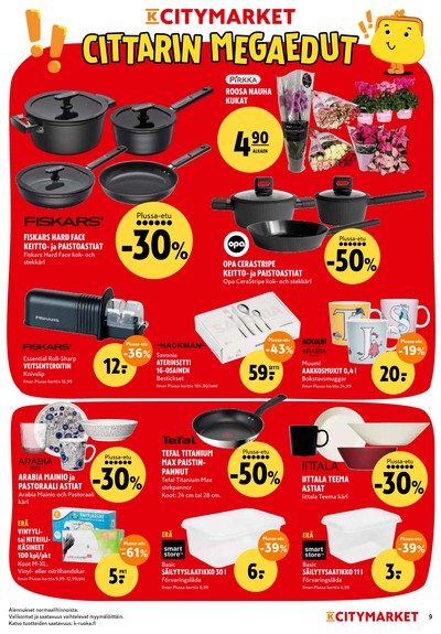 K-Citymarket tarjouslehti viikolta 38 sivu 9