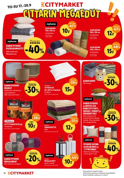 K-Citymarket tarjouslehti viikolta 38 sivu 10