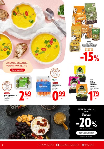 K-Citymarket tarjouslehti viikolta 39 sivu 2