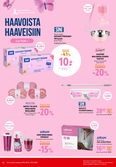 K-Citymarket tarjouslehti viikolta 39 sivu 14