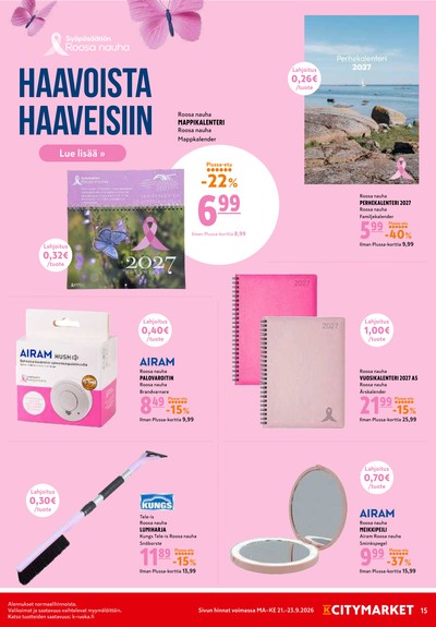 K-Citymarket tarjouslehti viikolta 39 sivu 15