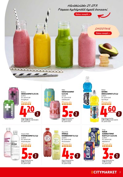 K-Citymarket tarjouslehti viikolta 39 sivu 7