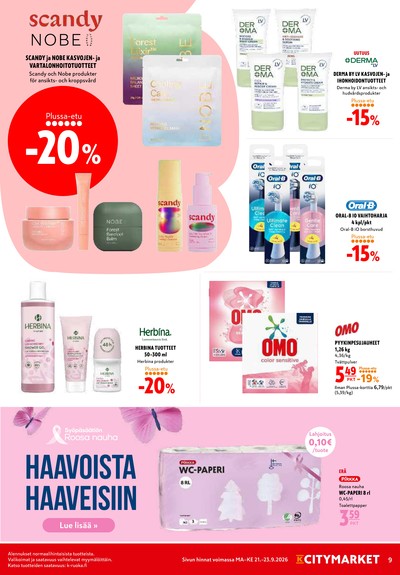 K-Citymarket tarjouslehti viikolta 39 sivu 9