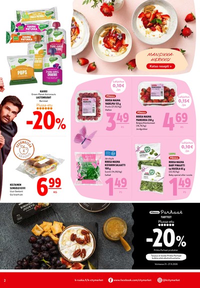 K-Citymarket tarjouslehti viikolta 39 sivu 2