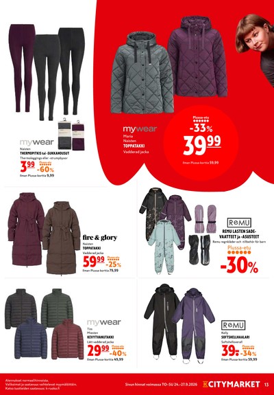 K-Citymarket tarjouslehti viikolta 39 sivu 13