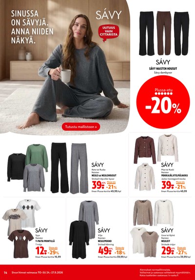 K-Citymarket tarjouslehti viikolta 39 sivu 14